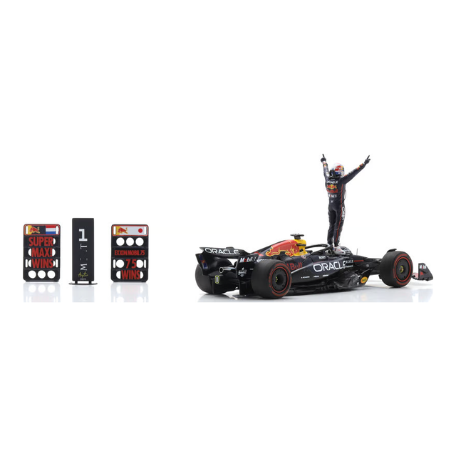 Spark Models F1 Red Bull Racing RB21 No.1 Oracle Red Bull Racing - Winner US GP 2025 - Max Verstappen 1/43 Scale Model