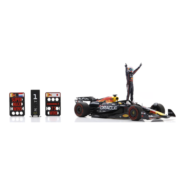 Spark Models F1 Red Bull Racing RB21 No.1 Oracle Red Bull Racing - Winner US GP 2025 - Max Verstappen 1/43 Scale Model
