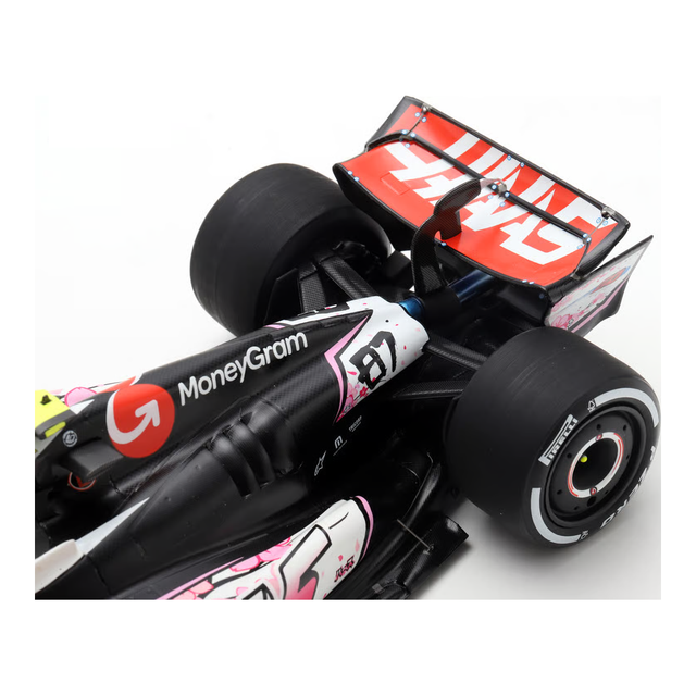 Spark Models F1 Haas F1 VF-25 No.87 MoneyGram Haas F1 Team - Japanese GP 2025 - Oliver Bearman 1/18 Scale Model
