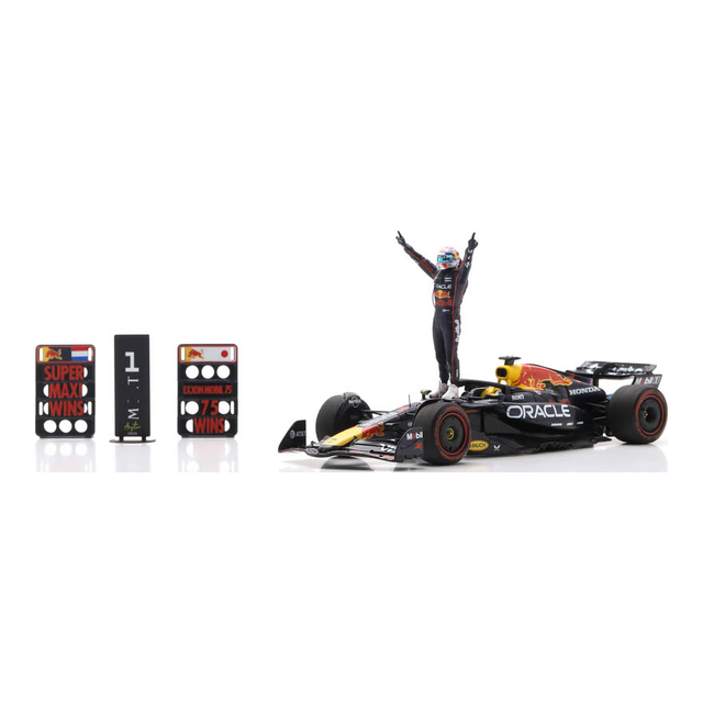 Spark Models F1 Red Bull Racing RB21 No.1 Oracle Red Bull Racing - Winner US GP 2025 - Max Verstappen 1/43 Scale Model