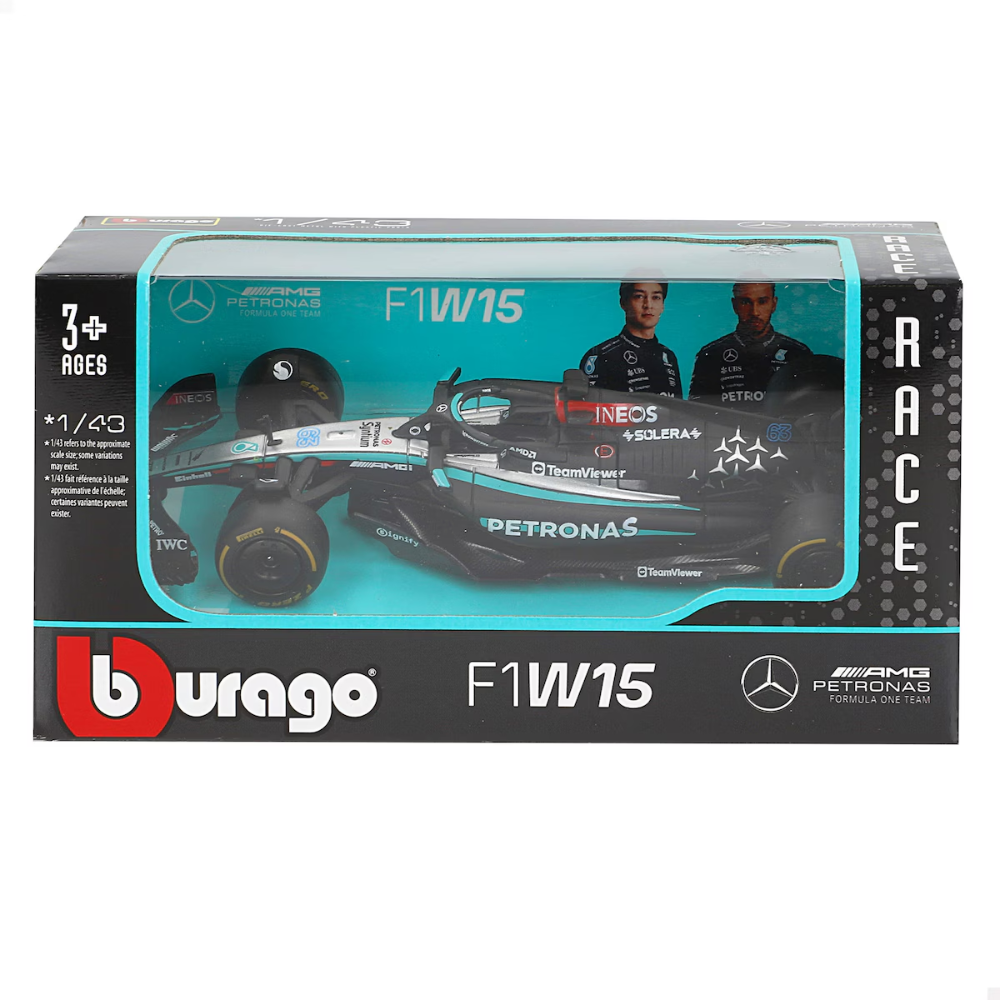 Bburago F1 Car Assortment Second Wave 2023 (1 random car per order) 1/43 Scale Model