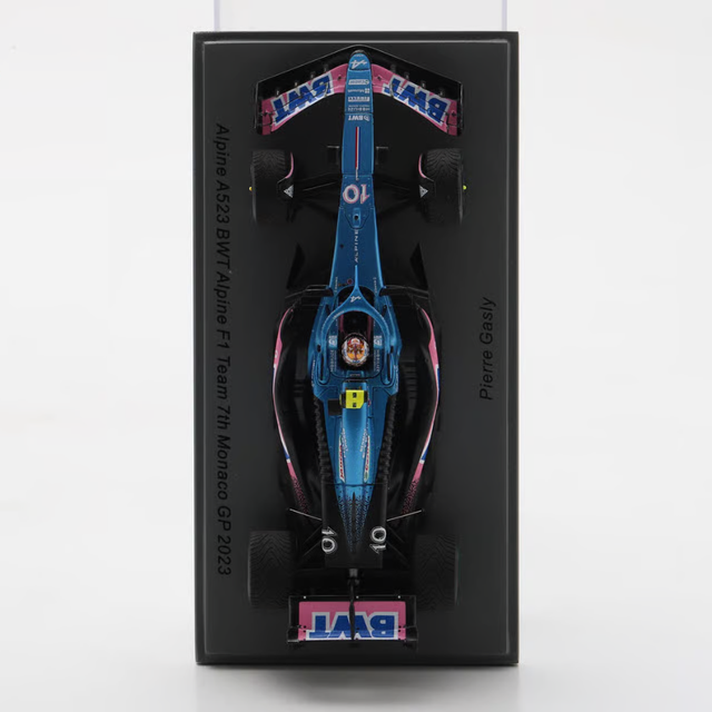 Spark Models F1 Alpine A523 2023 No.10 BWT Alpine F1 Team - Pierre Gasly Team 1/43 Scale Model