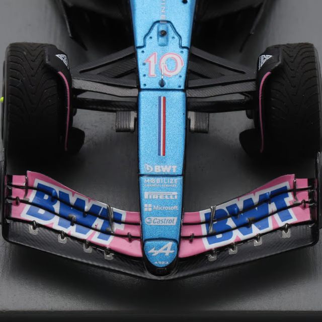 Spark Models F1 Alpine A523 2023 No.10 BWT Alpine F1 Team - Pierre Gasly Team 1/43 Scale Model
