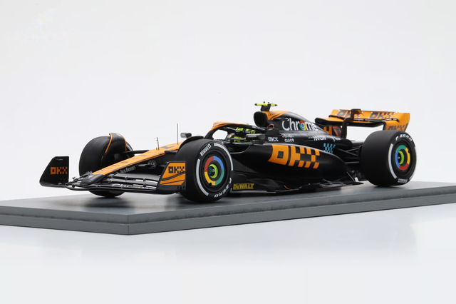 Spark Models McLaren MCL60 No.4 McLaren 2nd Japanese GP 2023 - Lando Norris 1/18 Scale Model