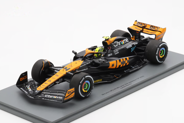 Spark Models McLaren MCL60 No.4 McLaren 2nd Japanese GP 2023 - Lando Norris 1/18 Scale Model