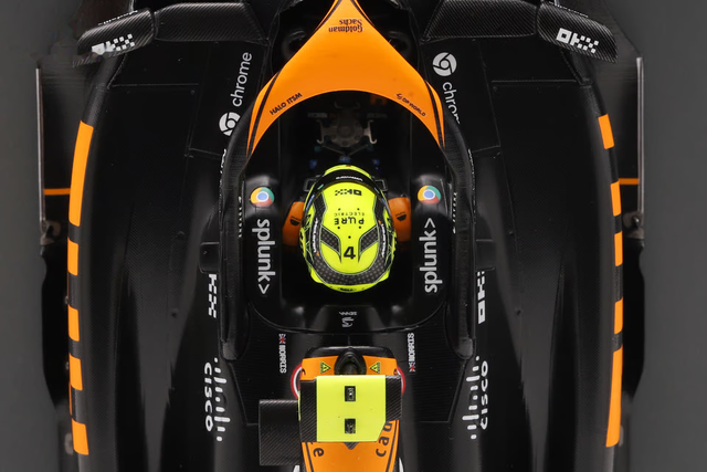 Spark Models McLaren MCL60 No.4 McLaren 2nd Japanese GP 2023 - Lando Norris 1/18 Scale Model