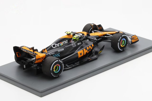 Spark Models McLaren MCL60 No.4 McLaren 2nd Japanese GP 2023 - Lando Norris 1/18 Scale Model