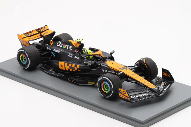 Spark Models McLaren MCL60 No.4 McLaren 2nd Japanese GP 2023 - Lando Norris 1/18 Scale Model
