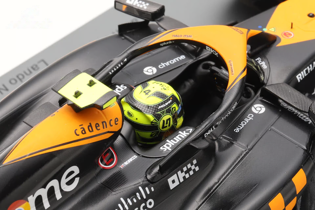 Spark Models McLaren MCL60 No.4 McLaren 2nd Japanese GP 2023 - Lando Norris 1/18 Scale Model