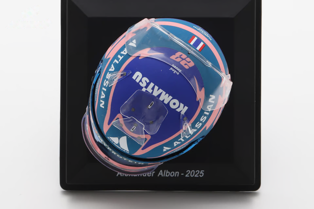Spark Models F1 Williams Racing - Alexander Albon - 2025 Mini Replica Helmet Model 1/5 Scale Model