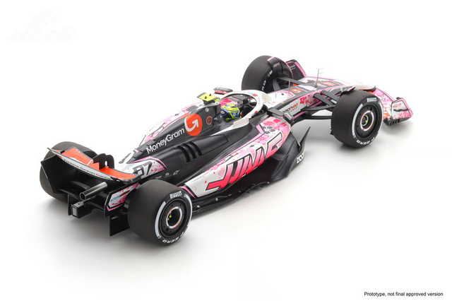 Spark Models F1 Haas F1 VF-25 No.87 MoneyGram Haas F1 Team - Japanese GP 2025 - Oliver Bearman 1/18 Scale Model