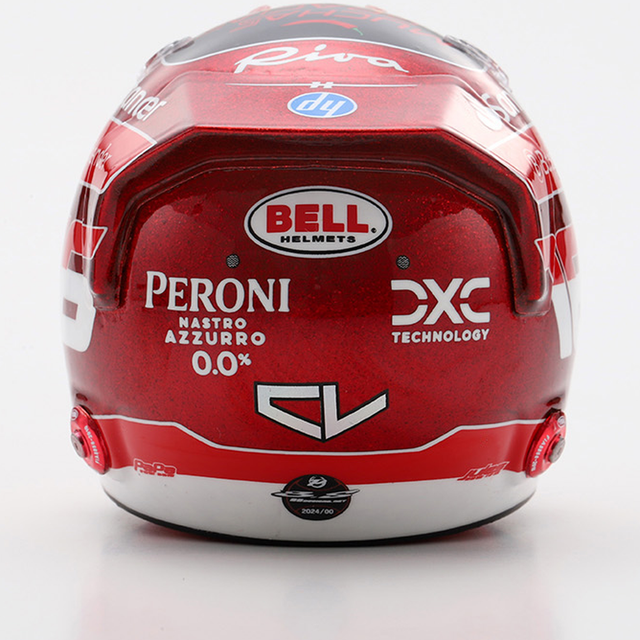 LookSmart F1 Charles Leclerc - Abu Dhabi GP 2024 Mini Replica Helmet 1/5 Scale Model