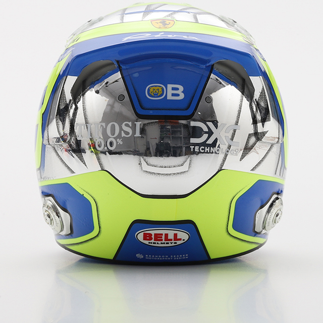 LookSmart F1 Oliver Bearman - Saudi Arabian GP 2024 Mini Replica Helmet 1/5 Scale Model