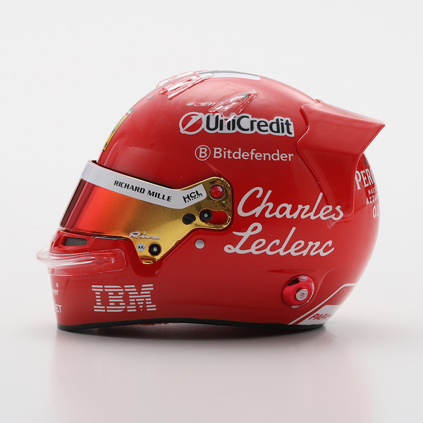 LookSmart F1 Charles Leclerc - Italian GP 2025 Mini Replica Helmet 1/5 Scale Model