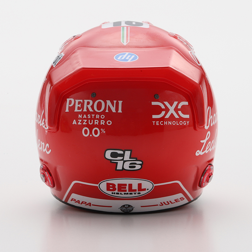 LookSmart F1 Charles Leclerc - Italian GP 2025 Mini Replica Helmet 1/5 Scale Model