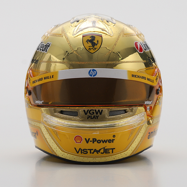 LookSmart F1 Lewis Hamilton - Singapore GP 2025 Mini Replica Helmet 1/5 Scale Model