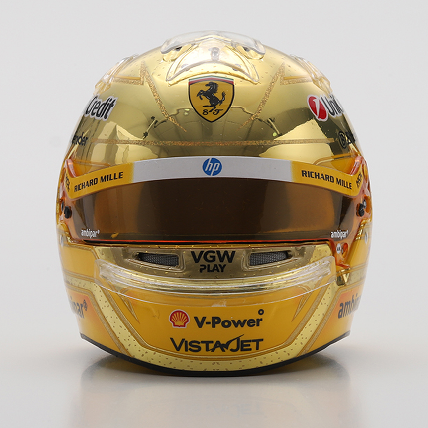 LookSmart F1 Lewis Hamilton - Singapore GP 2025 Mini Replica Helmet 1/5 Scale Model