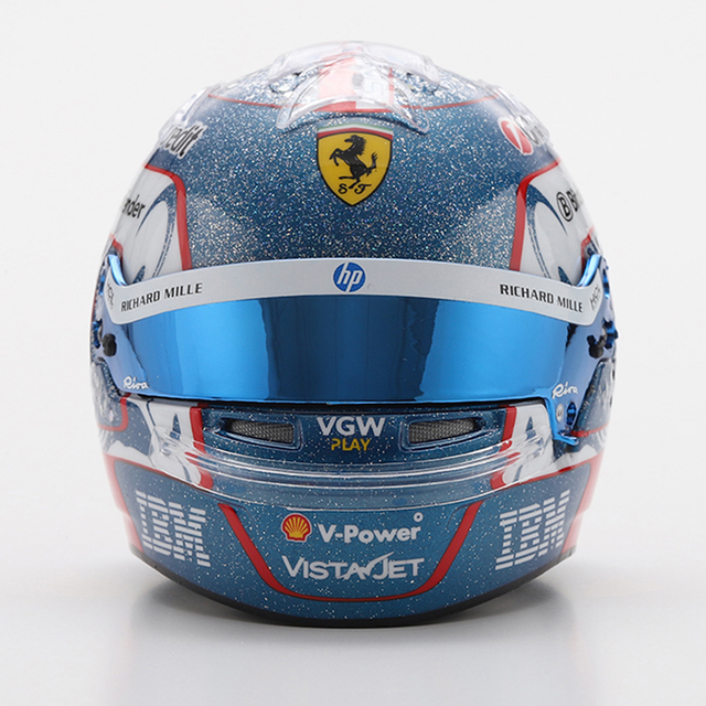 LookSmart F1 Charles Leclerc - Singapore GP 2025 Mini Replica Helmet 1/5 Scale Model