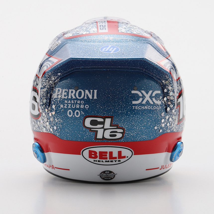 LookSmart F1 Charles Leclerc - Singapore GP 2025 Mini Replica Helmet 1/5 Scale Model