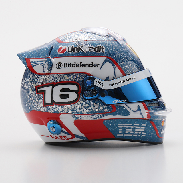LookSmart F1 Charles Leclerc - Singapore GP 2025 Mini Replica Helmet 1/5 Scale Model