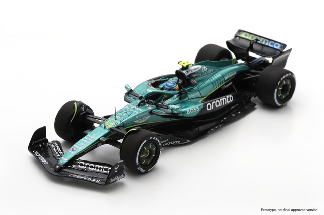 Spark Models F1 Aston Martin F1 Team AMR25 No.14 Aston Martin Aramco 5th Hungarian GP 2025 Fernando Alonso 1/43 Scale Model