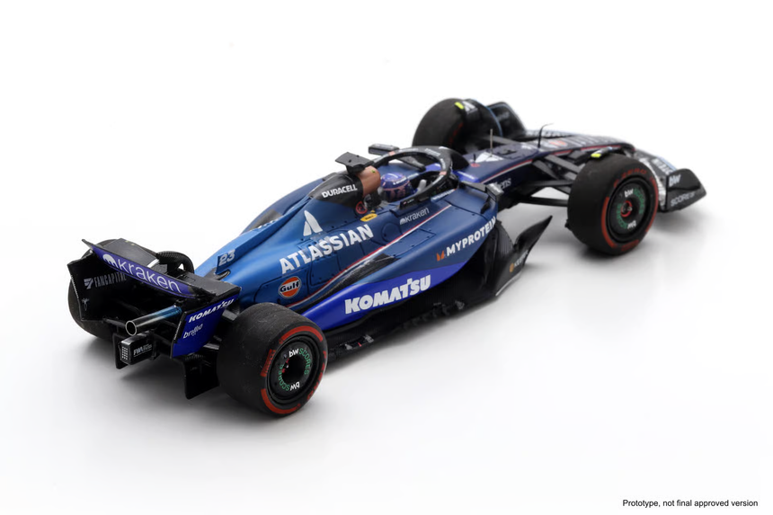Spark Models F1 Williams FW47 No.23 Williams Racing 5th Dutch GP 2025 Alex Albon 1/43 Scale Model