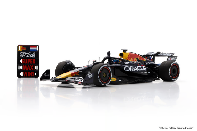 Spark Models F1 Red Bull Racing RB21 No.1 Oracle Red Bull Racing Winner Italian GP 2025 Max Vestappen - Oracle 50 Wins 1/43 Scale Model