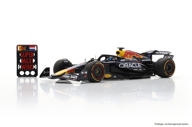 Spark Models F1 Red Bull Racing RB21 No.1 Oracle Red Bull Racing Winner Azerbaijan GP 2025 Max Vestappen 1/43 Scale Model