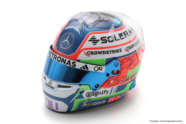 Spark Models F1 Mercedes-AMG PETRONAS F1 Team - Kimi Antonelli - 2026 1/5 Scale Mini Replica Helmet