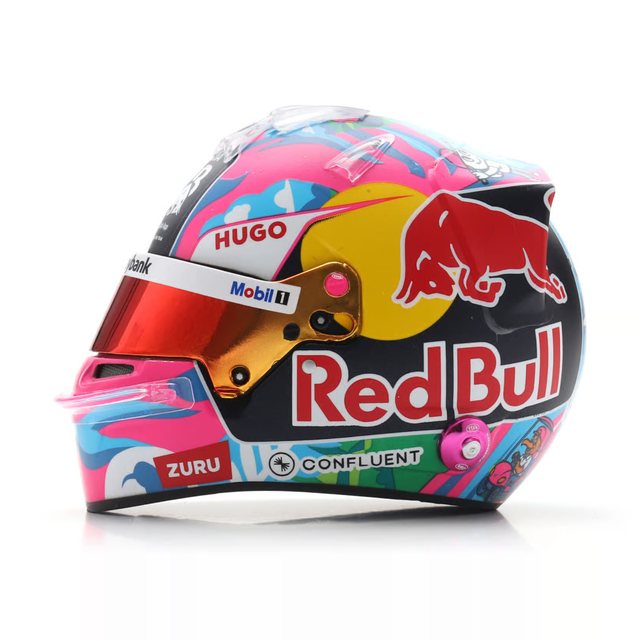 Spark Models F1 Visa Cash App RB Formula One Team - Liam Lawson - Singapore GP 2025 1/5 Scale Mini Replica Helmet