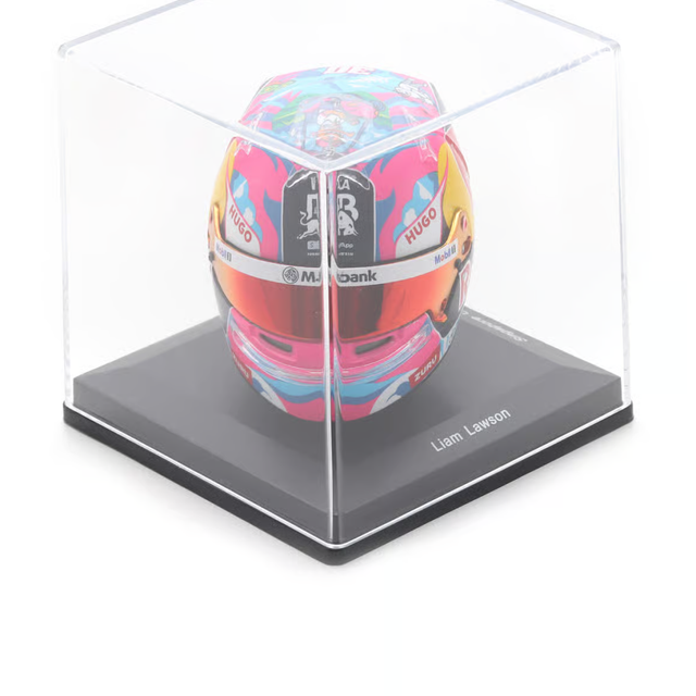 Spark Models F1 Visa Cash App RB Formula One Team - Liam Lawson - Singapore GP 2025 1/5 Scale Mini Replica Helmet