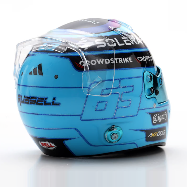 Spark Models F1 Mercedes-AMG PETRONAS F1 Team - George Russell - 2026 1/5 Scale Mini Replica Helmet