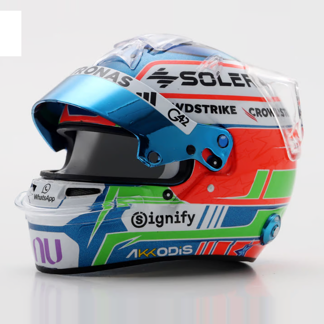 Spark Models F1 Mercedes-AMG PETRONAS F1 Team - Kimi Antonelli - 2026 1/5 Scale Mini Replica Helmet