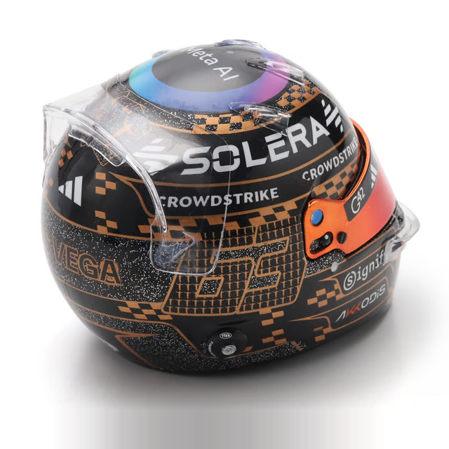 Spark Models F1 Mercedes-AMG PETRONAS F1 Team - George Russell - Las Vegas GP 2025 1/5 Scale Mini Replica Helmet