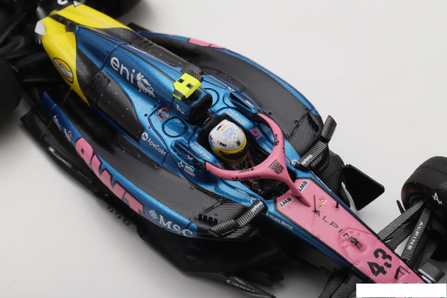 Spark Models F1 Alpine A525 No.43 BWT Alpine F1 Team - US GP 2025 - Franco Colapinto 1/43 Scale Model