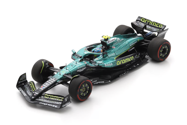 Spark Models F1 Aston Martin F1 AMR25 No.14 Aston Martin Aramco F1 Team - US GP 2025 - Fernando Alonso 1/43 Scale Model