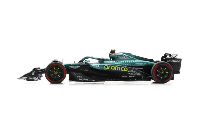 Spark Models F1 Aston Martin F1 AMR25 No.14 Aston Martin Aramco F1 Team - US GP 2025 - Fernando Alonso 1/43 Scale Model
