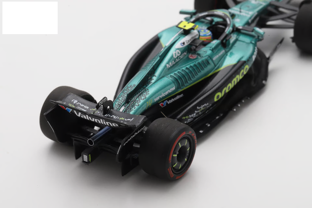 Spark Models F1 Aston Martin F1 AMR25 No.14 Aston Martin Aramco F1 Team - US GP 2025 - Fernando Alonso 1/43 Scale Model