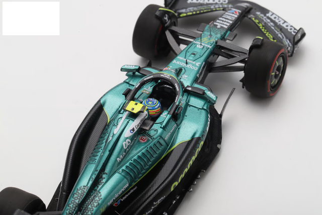 Spark Models F1 Aston Martin F1 AMR25 No.14 Aston Martin Aramco F1 Team - US GP 2025 - Fernando Alonso 1/43 Scale Model