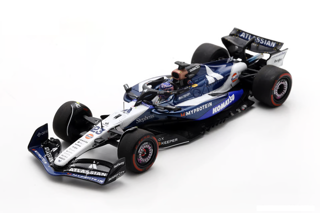 Spark Models F1 Williams FW47 No.23 Williams Racing - US GP 2025 - Alexander Albon 1/43 Scale Model