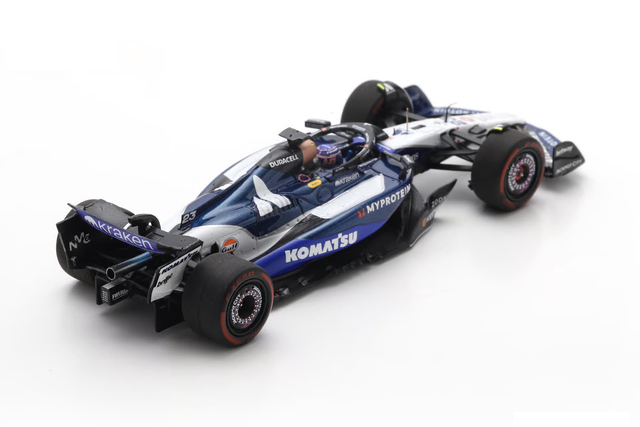 Spark Models F1 Williams FW47 No.23 Williams Racing - US GP 2025 - Alexander Albon 1/43 Scale Model