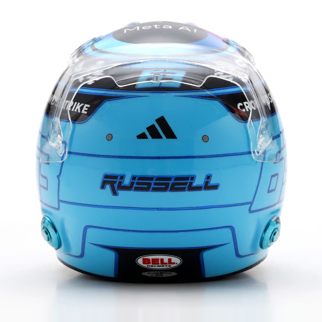 Spark Models F1 Mercedes-AMG PETRONAS F1 Team - George Russell - US GP 2025 1/5 Scale Mini Replica Helmet