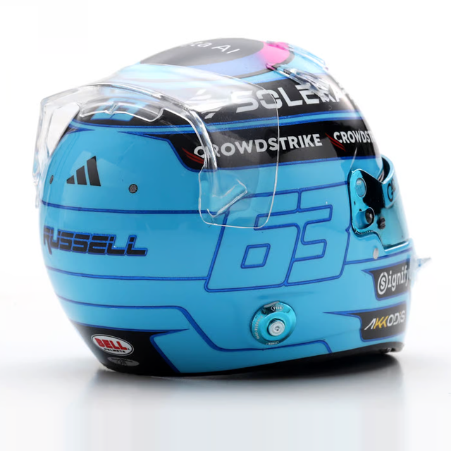 Spark Models F1 Mercedes-AMG PETRONAS F1 Team - George Russell - US GP 2025 1/5 Scale Mini Replica Helmet