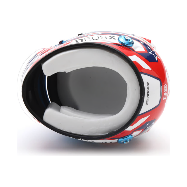 Spark Models F1 MoneyGram Haas F1 Team - Ollie Bearman - US GP 2025 1/5 Scale Mini Replica Helmet