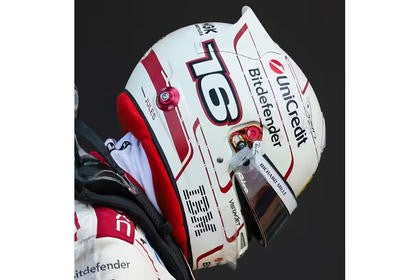 LookSmart F1 Charles Leclerc - Scuderia Ferrari HP Monaco GP 2026 1/5 Scale Mini Replica Helmet
