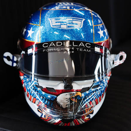 Spark Models F1 Cadillac - Valtteri Bottas British GP 2026 1/5 Scale Mini Replica Helmet