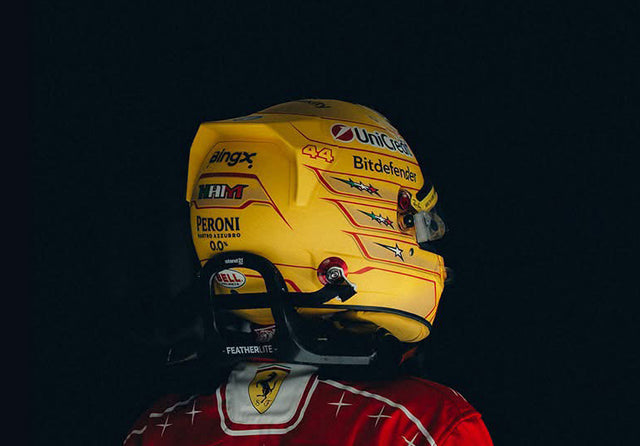 LookSmart F1 Lewis Hamilton – Scuderia Ferrari HP Italian GP 2026 1/5 Scale Mini Replica Helmet