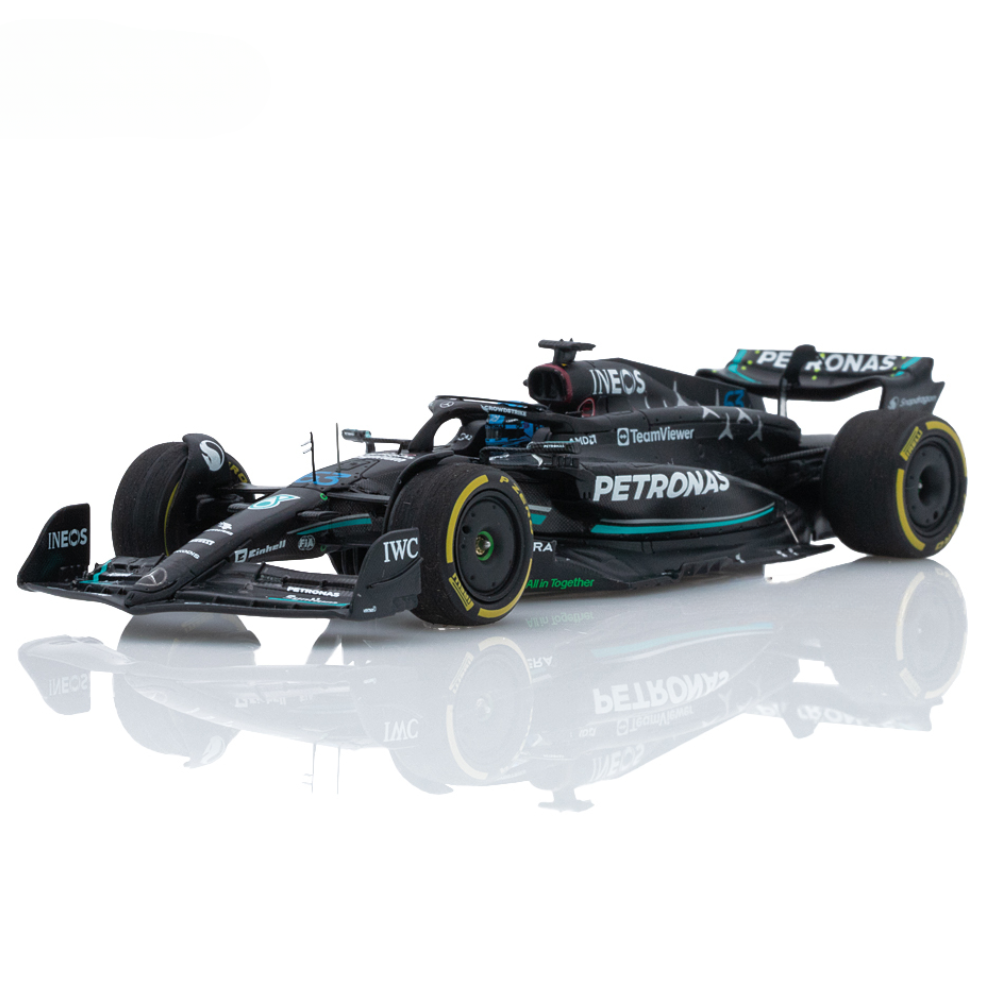 Spark Models F1 Mercedes F1 Team - AMG Petronas F1 W14 E Performance No.63 Mercedes-AMG Petronas Formula One Team 5th British GP 2023 - George Russell 1/43 Scale Model