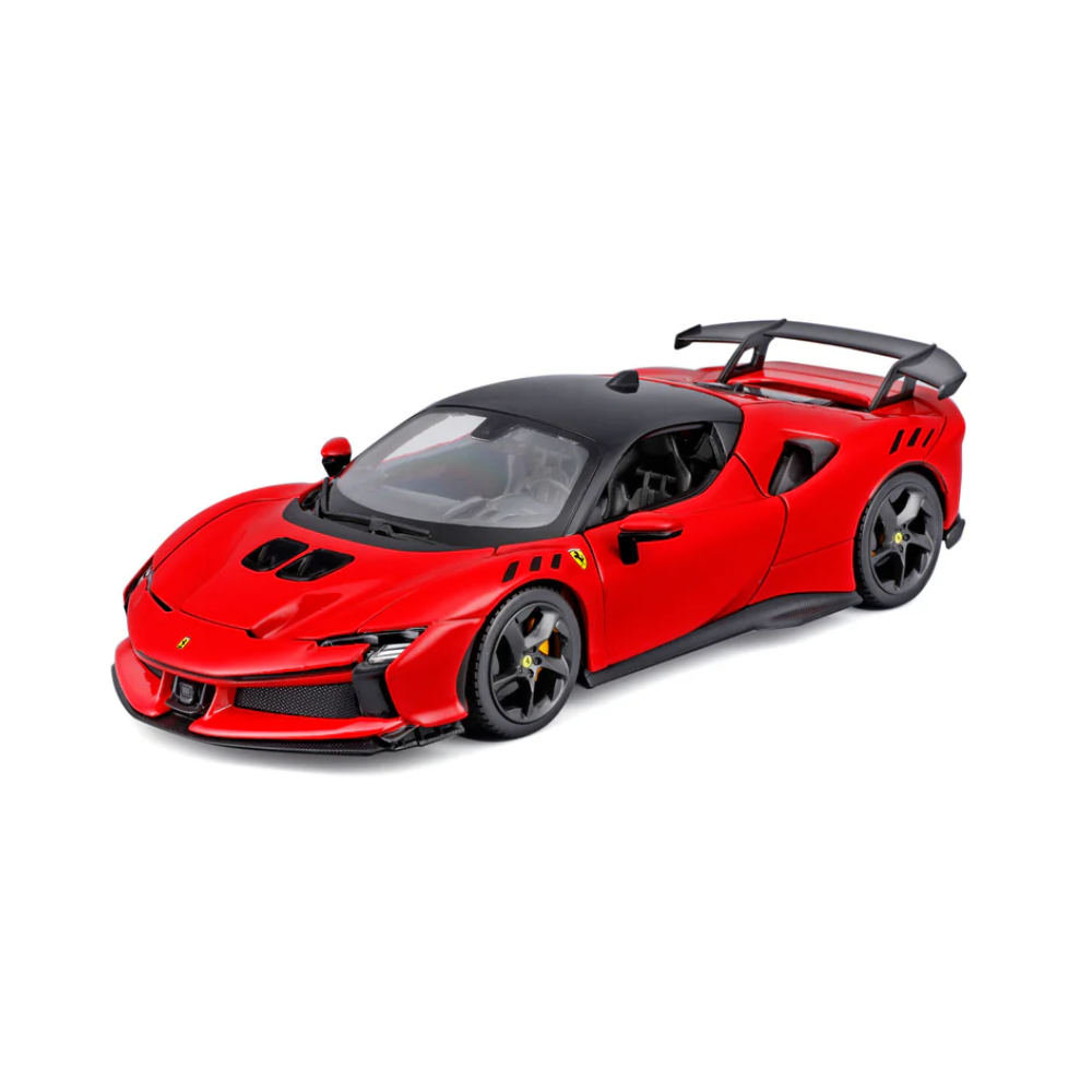 Bburago Ferrari Race And Play SF90 Stradale Aessetto Fiorano 1/24 Scale Model