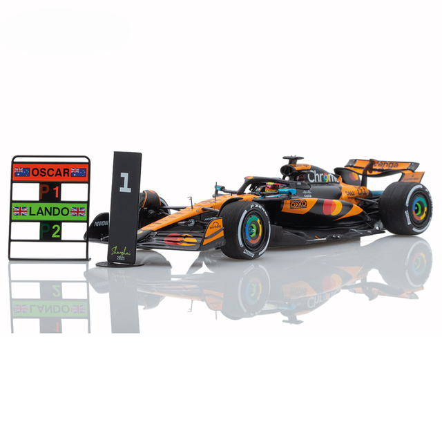 Spark Models F1 McLaren F1 No.81 McLaren Formula 1 Team - Winner Chinese GP 2025 - Oscar Piastri 1/43 Scale